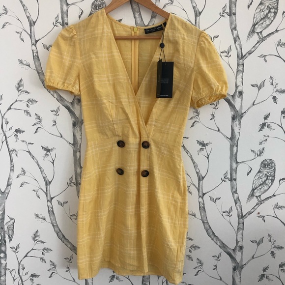 THE FIFTH LABEL Hummingbird Check DRESS - Picture 5 of 7